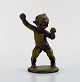 Danish bronze figure of little girl. Beautiful patina. Dated 1946.
