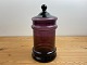 Beautiful, purple, vintage glass pharmacy jar