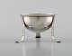 Danish silversmith. Salt vessel in silver (830). Dated 1922.
