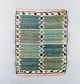 Barbro Nilsson (1899-1983), Sweden. Hand woven wall rug of wool in "rölakan" 
technique. 1940