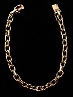 Hans Hansen 14 carat gold anchor bracelet