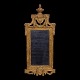 Aabenraa 
Antikvitetshandel 
presents: 
A gilt 
18th century 
Louis XVI 
mirror. Denmark 
circa 1780. 
Size: 80x35cm