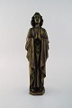 Large bronze sculpture. Saint. 20th century.
