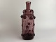 Beautiful old 
purple glass 
bottle / vase 
with glass ...