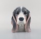 Lladro, Spain. Figure in glazed porcelain. Basset Hound. 1980