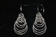 Hanging earrings
Sterling silver.
Length 3.8 cm.