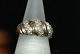 Antik Huset 
presents: 
Gold ring 
with diamonds, 
9 Karat
Size 55