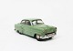 Modelbil, Opel Olympia Rekord, i lysegrøn og af Tekno Danmark. 
5000m2 udstilling.
