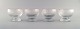 Timo Sarpaneva for Iittala. Four Ultima Kekkerit glasses. Finnish design 20th 
century.
