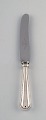 Cohr, dansk sølvsmed. frokostkniv i tretårnet sølv og rustfrit stål. 1950