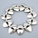 Georg Jensen, Nanna Ditzel; A bracelet of sterling silver #106