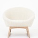 Roxy Klassik presents: Kurt Østervig / Klassik Studio57A - The Tub Chair in Pierre Frey (Yeti) textile on a ...