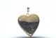 Elegant Gold Heart Pendant in 8 Carat Gold