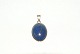 Elegant Pendant with lapis in 14 carat gold