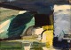 Kjell Högström, Sweden. Oil on board. Modernist landscape. Dated 1967.
