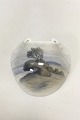 Bing Grondahl Art Nouveau Wall pocket vase with windy landscape.