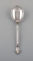 Johan Rohde for Georg Jensen. Early Acanthus gourmet spoon in sterling silver. 
Dated 1922.
