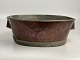 Swedish copper tub / "flower pot" with handle, 
20th century, beautiful patina