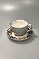 Royal Copenhagen Golden Summer Coffee Cup and Saucer No 072+073