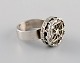 Pentti Sarpaneva, Finland. Modernist ring in silver (830). Finnish design. Dated 
1970.
