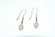 Earrings in Silver with pearl