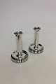 Pair of Cohr Sterling Silver Art Deco Candlesticks