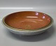 212-3806 RC Red Bowl 25.5 cm Monogram in Gold KIB1876 Royal Copenhagen Craquelé, 
(Crackelure)
