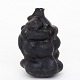 Roxy Klassik presents: Christina Muff / Eget værksted Organic vase in stoneware with black glaze, H. 34 cm.1 ...
