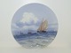 Bing & Grondahl
Plate with sailboats at sea in front of Kronborg Castle from 1915-1948