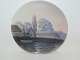 Bing & Grondahl
Plate with sailboat at harbour from 1915-1948