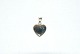 Elegant heart pendant in 8 carat gold