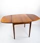 Smaller dining table in rosewood with extentions of danish design from the 
1960s.
5000m2 showroom.