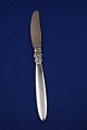 Cactus Georg Jensen Danish silver flatware, 
luncheon knife 20.8cm with an insignificant bulge 

at the top