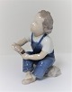 Bing & Grondahl. Porcelain figure. Boy. Model 2275. Height 13 cm. (1 quality)