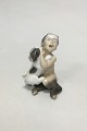 Royal Copenhagen Figurine og Faun with Dog No 2823