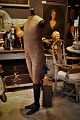 K&Co. presents: 
Decorative, 
sjlden French 
1800 century 
Napoleon D.III. 
gine 
in fabric with 
black wooden 
boots ...