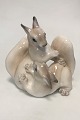 Royal Copenhagen Figurine of two squirrels fighting No 1455/2509