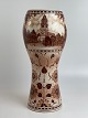 Umbrella stand, ceramic cane holder. Motifs from 
the city of Turku (Abo) in Finland - by H.C. von 
Rumsolykin for Kupittaan Savi