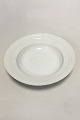 Royal Copenhagen White Flora Danica Pearl Pattern Deep Plate No 3545