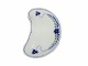 Blue Vetch
Moon shaped plate 19 cm.