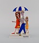 James Rizzi (1950-2011), for Goebel. Pop art porcelain figure. Rainbow Dreaming. 
21st Century.
