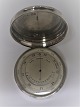 Barometer. Round silver box sterling (925). Produced England, London 1901. 
Diameter 10 cm.