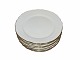 Sirius with gold edge 
Extra flat luncheon plate 21.9 cm.