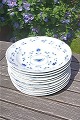 Butterfly Danish porcelain, soup plates about 24.5cm