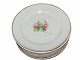 Bing & Grondahl
Set of nine large side plates with different flowers from 1853-1895