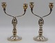 Danam Antik 
presents: 
Georg 
Jensen Sterling 
Silver twin 
light 
candelabra no 
343