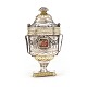 A partly gilt early 19th century Danish silver vinaigrette by Martin Petersen 
Hommelhoff, Tondern, 1796-1827. H: 8,4cm