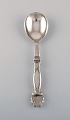 Rare Georg Jensen serving spoon in all sterling silver. Design 102. Dated 1930.
