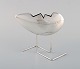Prudenci Sanchez, Catalan silversmith. Modernist / abstract unique sculpture in sterling silver. Late 20th century.