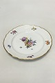 Royal Copenhagen Fuld Saksisk Blomst Frokosttallerken No 1623